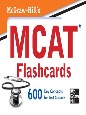 cover image of McGraw-Hill's MCAT Flashcards